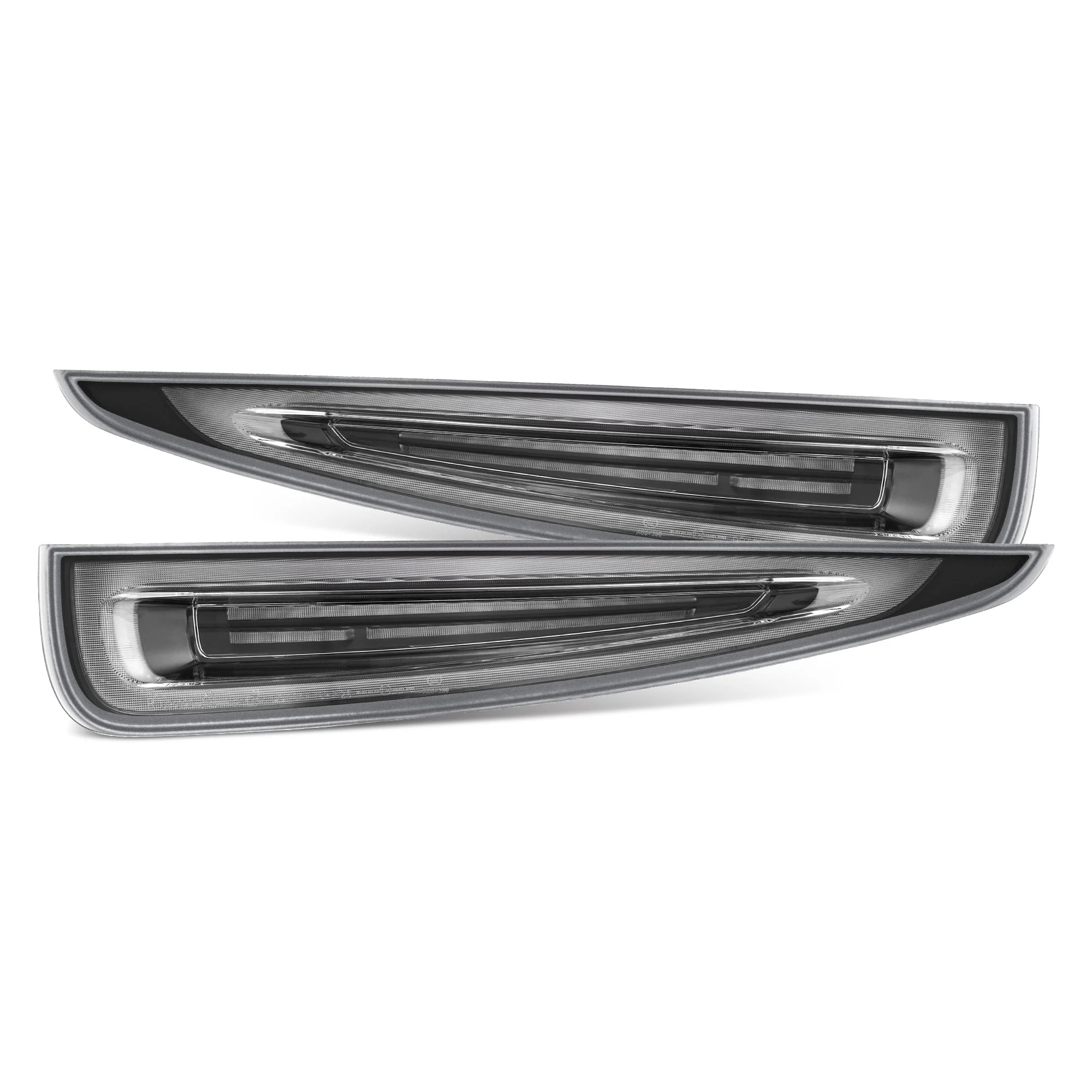 AlphaRex NOVA-Series Prismatic LED Tail lights - Black Clear: 12-16 Porsche 911 (991.1)