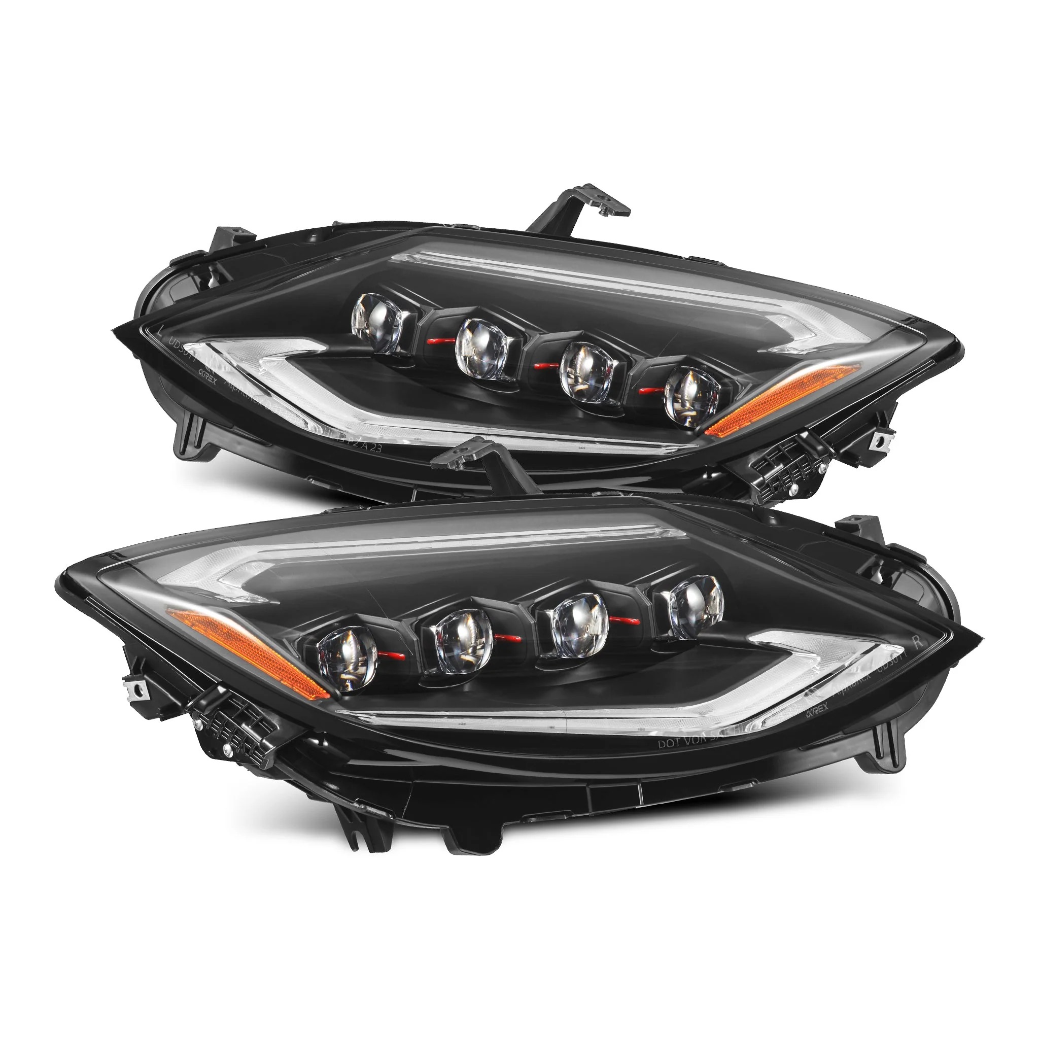 AlphaRex NOVA-Series LED Projector Headlights - Black: 23-26 Nissan Z